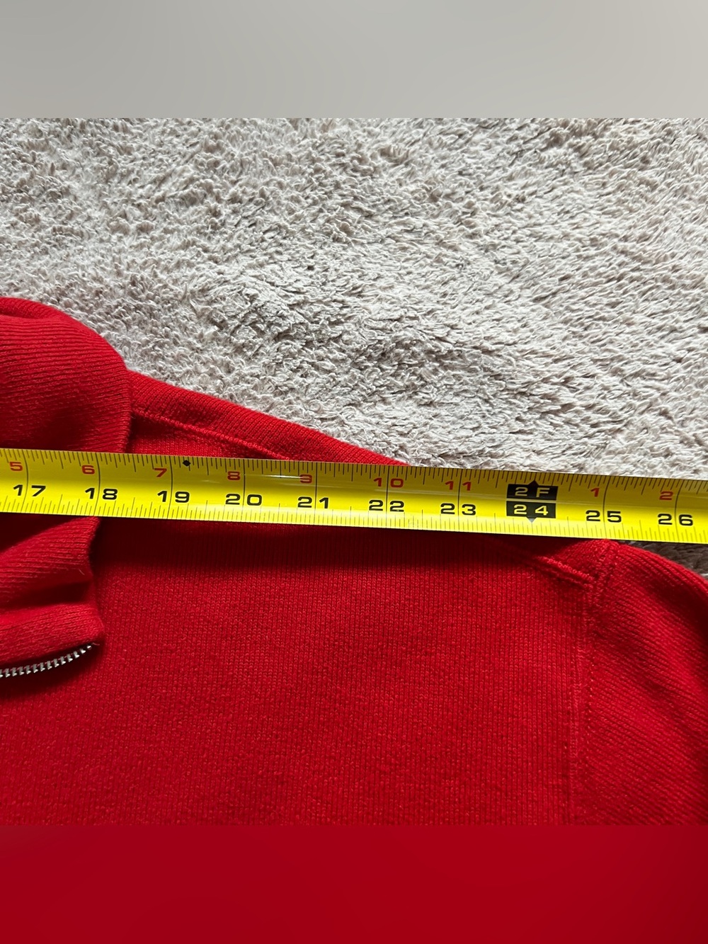 VTG Polo Ralph Lauren Quarterzip Sweater Preppy Minimal Old Money Cotton Sz 3XLT - Picture 3 of 7